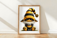 Cute Bee Gnome - Honey Bee Clipart Product Image 3