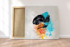 Set of cute birds, 3 files, boho style watercolor Product Image 3