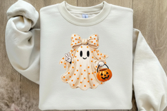 Cute Boho Halloween Ghost PNG Product Image 3