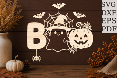 Cute BOO Halloween SVG Product Image 1