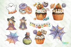 Pastel Halloween Clipart Bundle Product Image 6