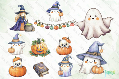 Pastel Halloween Clipart Bundle Product Image 5