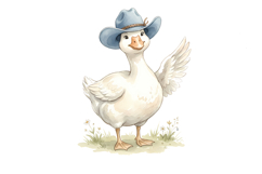 Cute Boy Goose Png| Boy Goose Png Product Image 1