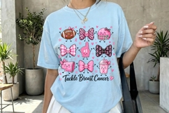 Cute Breast Cancer Awareness Characters PNG Product Image 4