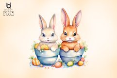 Cute Bunny Watercolor Sublimation Bundle Product Image 6