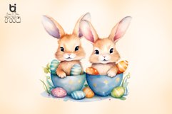 Cute Bunny Watercolor Sublimation Bundle Product Image 7