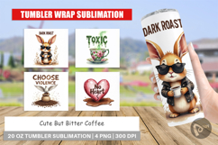 Bitter Coffee Goth Sarcastic Tumbler Product Image 1