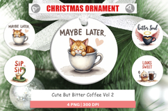 Bitter Coffee Goth Sarcastic Ornament Product Image 1