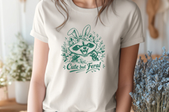 Funny Easter Raccoon SVG - Cute but Feral Sarcastic PNG Product Image 3