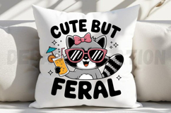 Cute But Feral Sublimation PNG Product Image 3