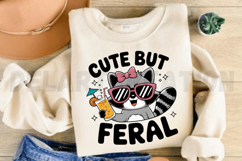 Cute But Feral Sublimation PNG Product Image 2