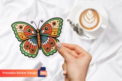 Cute Butterfly Sticker, Adorable Butterfly Sticker Product Image 1