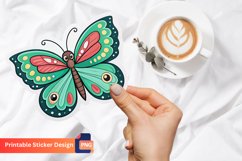 Cute Butterfly Sticker, Adorable Butterfly Sticker Product Image 1