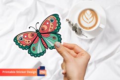Cute Butterfly Sticker, Adorable Butterfly Sticker Product Image 1