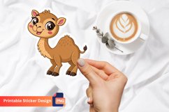 Cute Camel Sticker, Funny Camel Sticker, Cartoon Camel Art Product Image 1