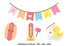 kawaii carnival decorations