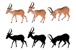 Cute Cartoon Antelope Product Image 1