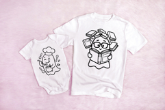 Cute Cartoon Ghosts Halloween Clipart Illustrations PNG Product Image 2