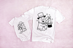 Cute Cartoon Ghosts Halloween Clipart Illustrations PNG Product Image 2