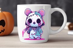 Cartoon Horror Halloween Guys 02. TShirt Sticker. Product Image 4