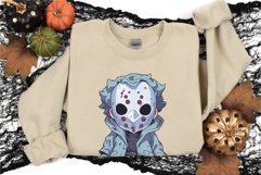 Cartoon Horror Halloween Guys 02. TShirt Sticker. Product Image 5