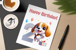 Download this adorable cartoon puppy clipart in PNG format with a transparent background. This sublimation design perfect for creating birthday cards, invitations, kids’ T-shirts, and festive decorations. High-resolution and easy to use for all your creat