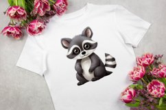 Cute Cartoon Rhino Watercolor Sublimation Clipart Product Image 5