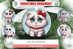 Christmas Ornaments Cute Cat Christmas Product Image 1