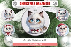 Christmas Ornaments Cute Cat Christmas Product Image 1