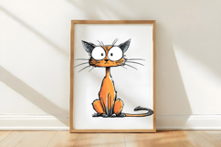 Cute Cat Clipart Sublimation Product Image 3