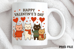 Cute Cat Valentines Day PNG Product Image 4