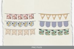 Cute Cat with Vintage Color Bunting Banner Sets Product Image 1