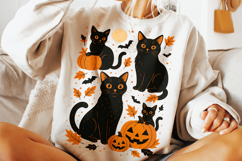 Halloween Spooky Cat PNG, Ghost Cat PNG, Cat Lover PNG, Fall Product Image 2