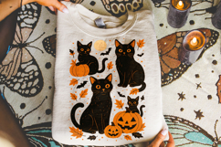 Halloween Spooky Cat PNG, Ghost Cat PNG, Cat Lover PNG, Fall Product Image 3