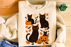 Halloween Spooky Cat PNG, Ghost Cat PNG, Cat Lover PNG, Fall Product Image 4