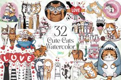 Cute Cats Sublimation Clipart Product Image 1
