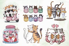 Cute Cats Sublimation Clipart Product Image 2