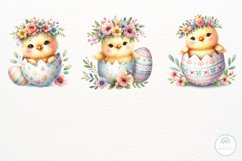 Cute Chic &amp; Easter Egg Clipart Product Image 4