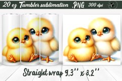 Tumbler wrap | Cute Chicks Product Image 1