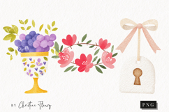 Watercolor Christian Easter Clipart | Easter PNG Product Image 1