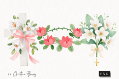 Watercolor Christian Easter Clipart | Easter PNG Product Image 1