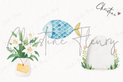 Watercolor Christian Easter Clipart | Easter PNG Product Image 3