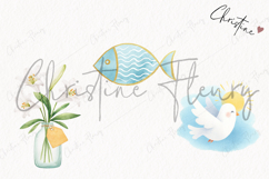 Watercolor Christian Easter Clipart | Easter PNG Product Image 3