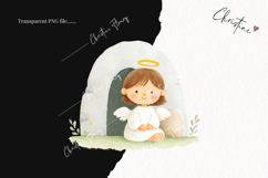 Watercolor Christian Easter Clipart | Easter PNG Product Image 2