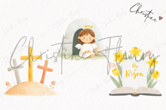 Watercolor Christian Easter Clipart | Easter PNG Product Image 3
