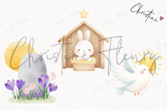 Watercolor Christian Easter Clipart | Easter PNG Product Image 3