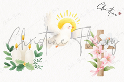 Watercolor Christian Easter Clipart | Easter PNG Product Image 3