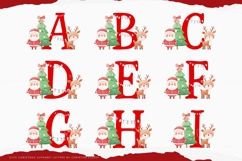 Cute Christmas Alphabet PNG |Sublimation Font Product Image 3