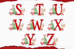 Cute Christmas Alphabet PNG |Sublimation Font Product Image 5