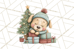 Christmas Animals Clipart PNG, Cute Cartoon Holiday Clip Art Product Image 4